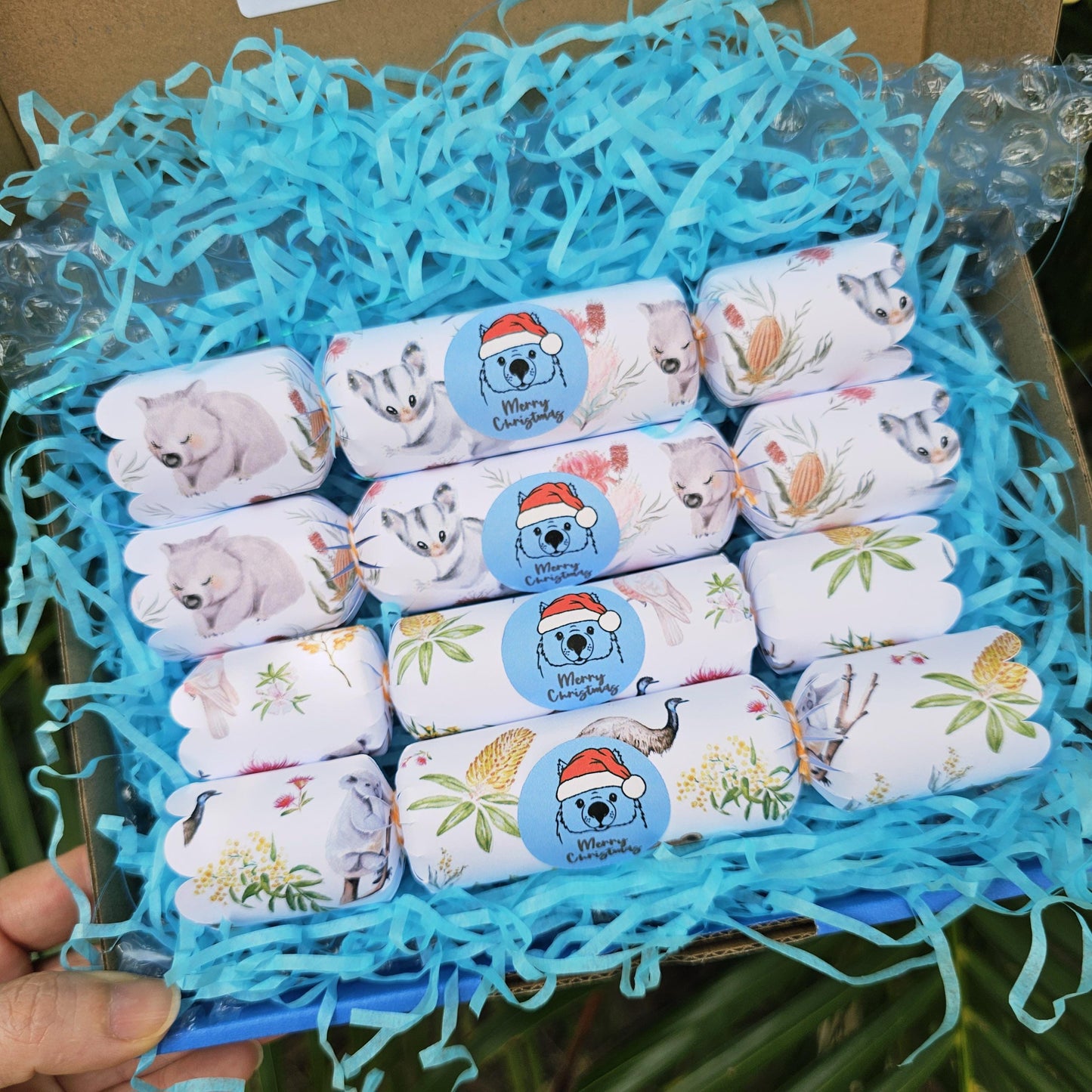 Christmas Resin Earrings Bon Bon Gift box 4 Pack Set